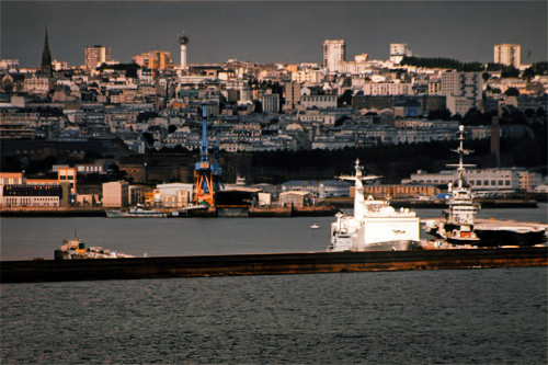 Vue d'ensemble de la ville de Brest